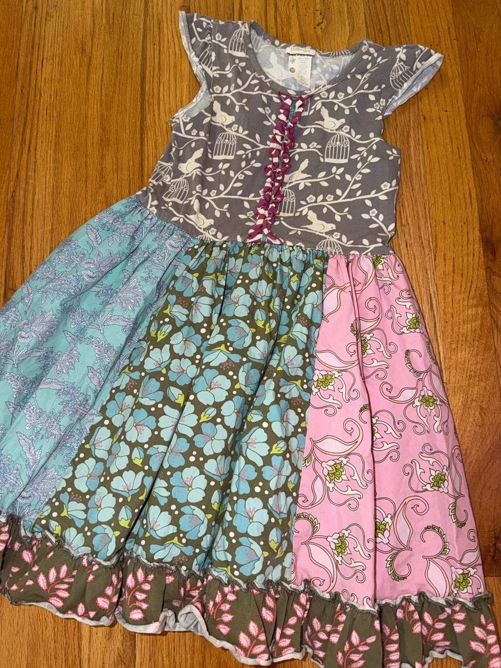 Matilda Jane (Secret Fields) Frosty Blooms Dress (Jane Exclusive) Sz 10